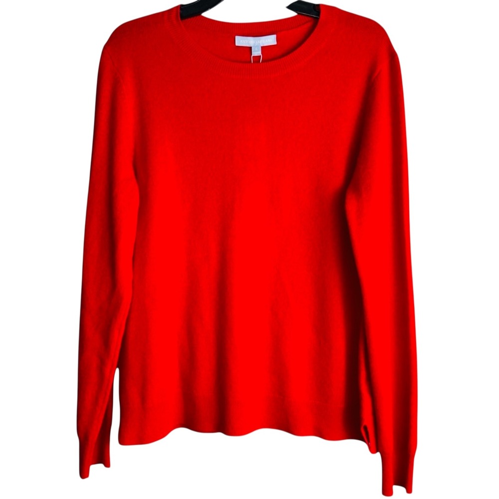 Antonio Melani XL Candy Apple Red Cameron Cashmere Sweater NWT